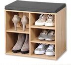 Shoe Cabinet with Seat Cushion