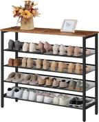Shoe Rack 5-Tier Organiser Shelf