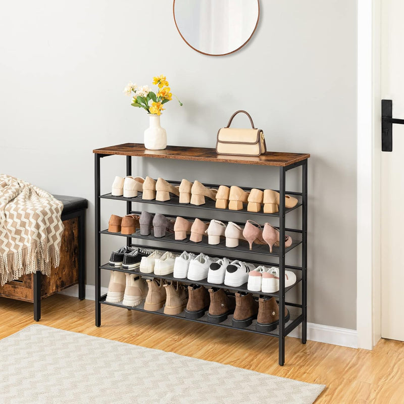 Shoe Rack 5-Tier Organiser Shelf