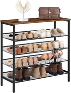 Shoe Rack 5-Tier Organiser Shelf