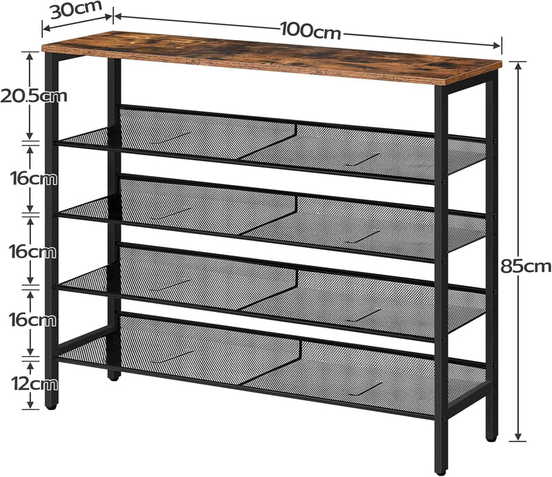 Shoe Rack 5-Tier Organiser Shelf