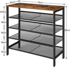 Shoe Rack 5-Tier Organiser Shelf