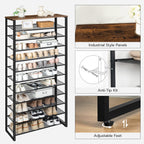 Shoe Rack Large Capacity 12-Tier Storage Organiser Tall