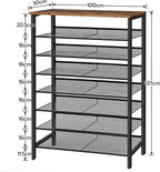 Shoe Rack Large Capacity Storage Tall Shelf