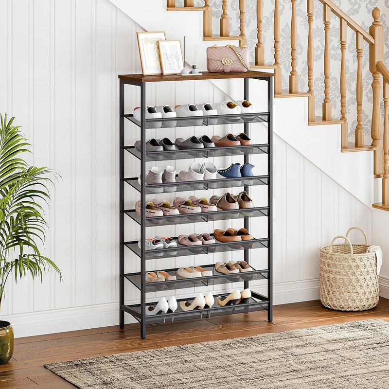 Shoe Rack Large Capacity Storage Tall Shelf