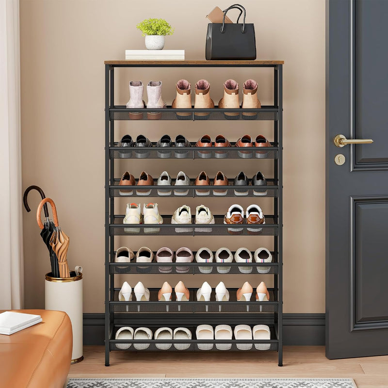 Shoe Rack Large Capacity Storage Tall Shelf