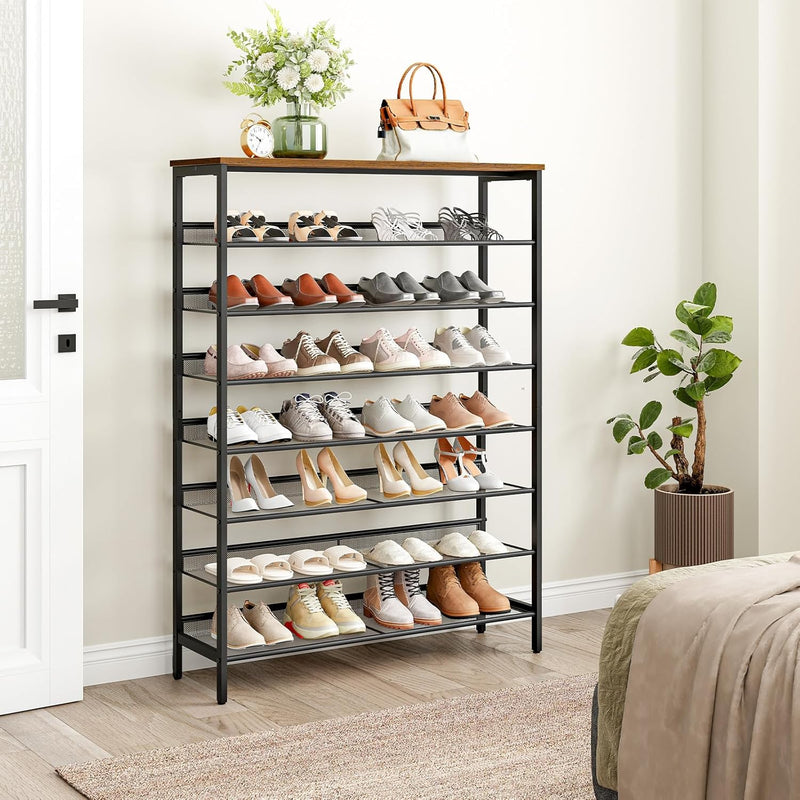 Shoe Rack Large Capacity Storage Tall Shelf