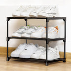 Shoe Rack Stackable Small Racks 3 Tier Footware