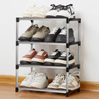Shoe Rack Stackable Small Racks 3 Tier Footware