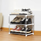 Shoe Rack Stackable Small Racks 3 Tier Footware