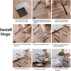 Shoe Rack Stackable Small Racks 3 Tier Footware