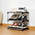 Shoe Rack Stackable Small Racks 3 Tier Footware