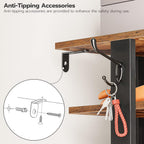 Shoe Rack Wooden Tall Narrow Storage Organizer
