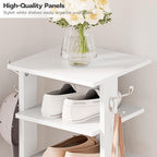Shoe Rack Wooden Tall Narrow Storage Organizer
