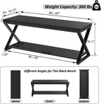 Shoe Storage Bench Entryway Benches for Hallway 120CM