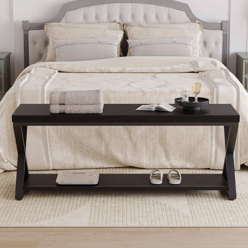 Shoe Storage Bench Entryway Benches for Hallway 120CM