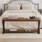 Shoe Storage Bench Entryway Benches for Hallway 120CM