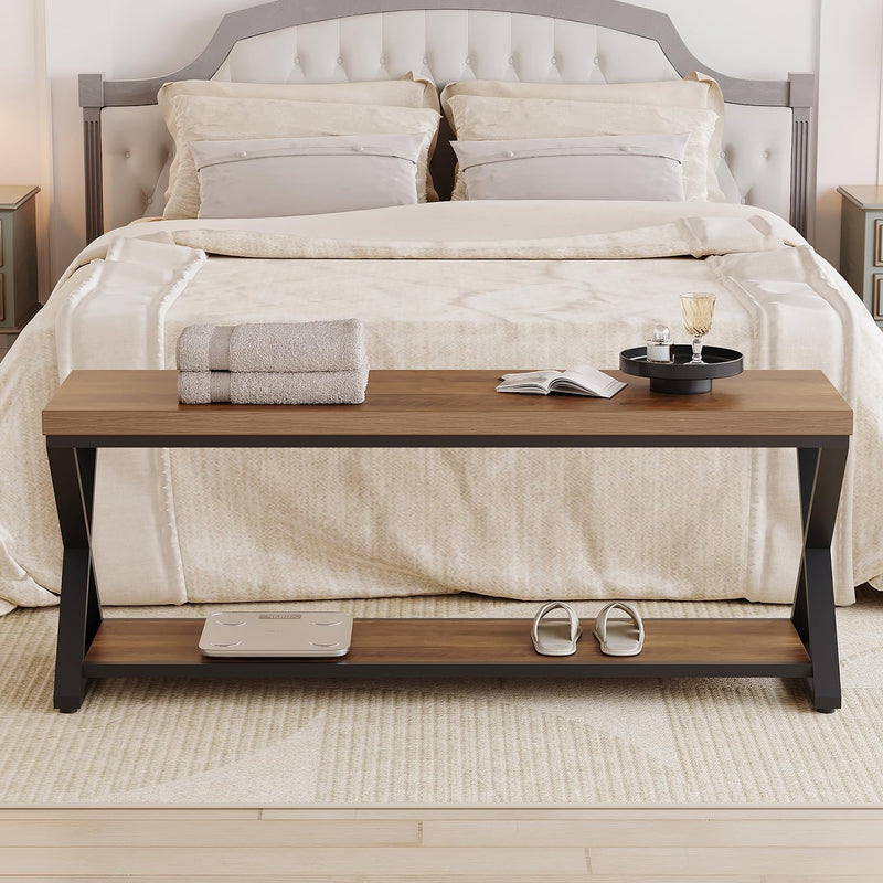 Shoe Storage Bench Entryway Benches for Hallway 120CM