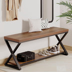 Shoe Storage Bench Entryway Benches for Hallway 120CM