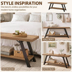 Shoe Storage Bench Entryway Benches for Hallway 120CM