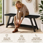 Shoe Storage Bench Entryway Benches for Hallway 120CM