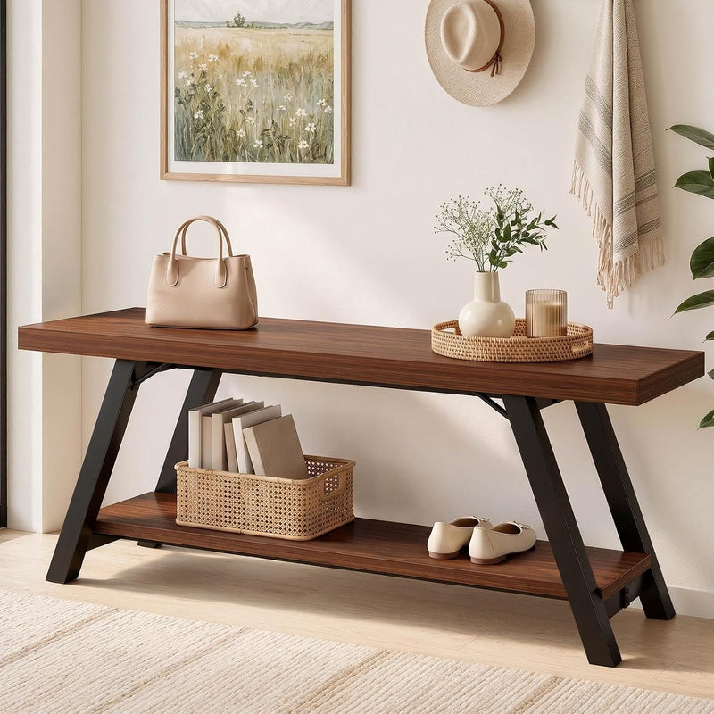 Shoe Storage Bench Entryway Benches for Hallway 120CM