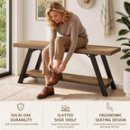 Shoe Storage Bench Entryway Benches for Hallway 120CM