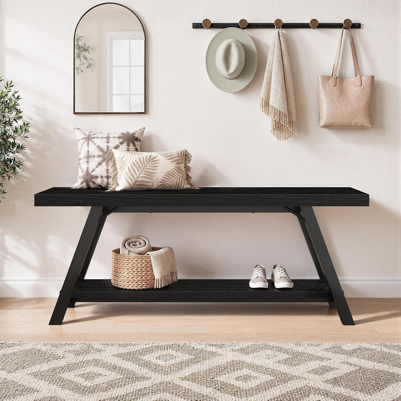 Shoe Storage Bench Entryway Benches for Hallway 120CM