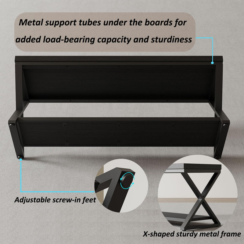 Shoe Storage Bench Entryway Benches for Hallway 120CM