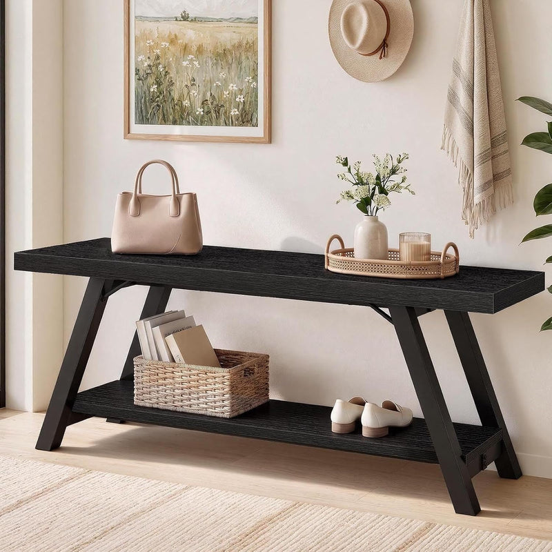 Shoe Storage Bench Entryway Benches for Hallway 120CM