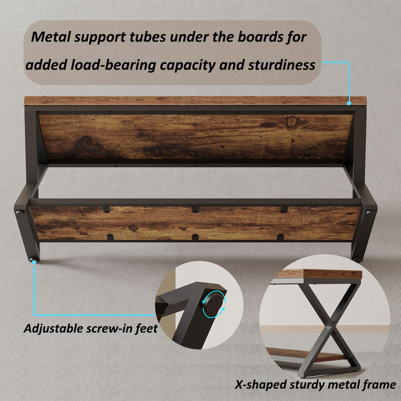 Shoe Storage Bench Entryway Benches for Hallway 120CM