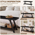 Shoe Storage Bench Entryway Benches for Hallway 120CM