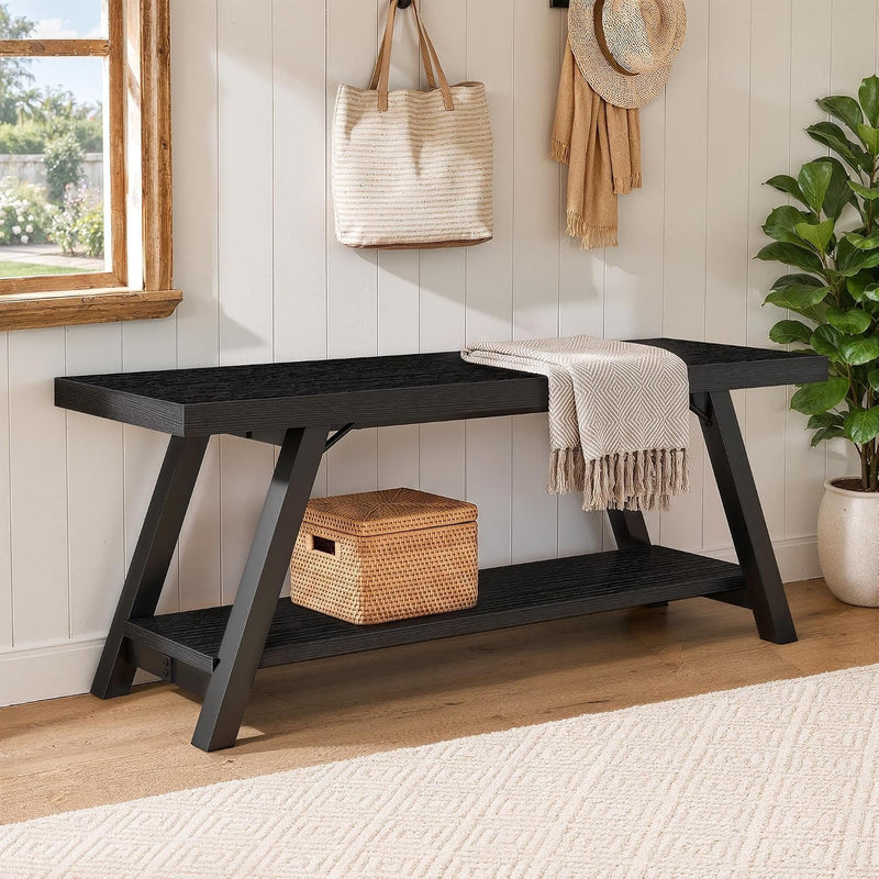 Shoe Storage Bench Entryway Benches for Hallway 120CM