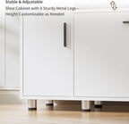 Shoe Storage Bench with Cushion 105CM Lounge 2
