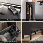 Shoe Storage Cabinet 19CM with 3 Flip Drawers