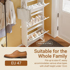 Shoe Storage Cabinet 19CM with 3 Flip Drawers