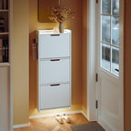 Shoe Storage Cabinet 19CM with 3 Flip Drawers