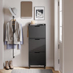 Shoe Storage Cabinet 19CM with 3 Flip Drawers