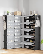 2x10 Tier Shoe Storage Cabinet Stores 40 Pairs