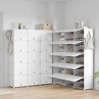 Shoe Storage Cabinet Stores 60 Pairs Plastic Rack