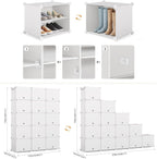 Shoe Storage Cabinet Stores 60 Pairs Plastic Rack