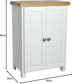 Shoe Storage Cabinet Painted Ready-Assembled Hallway Organiser