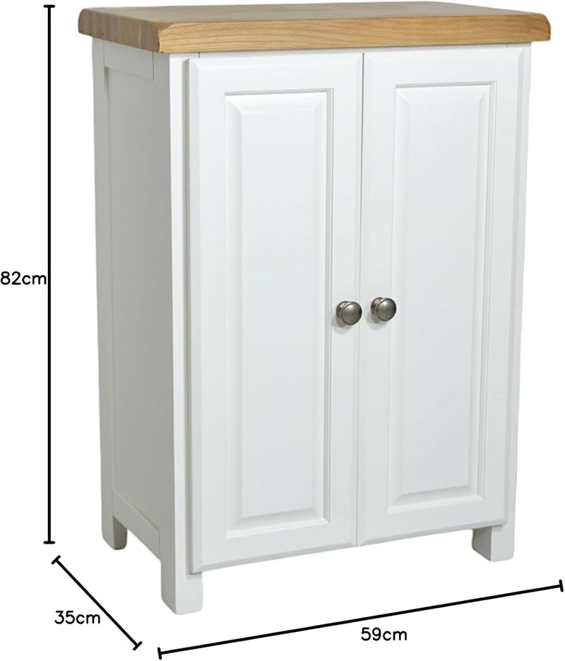 Shoe Storage Cabinet Painted Ready-Assembled Hallway Organiser
