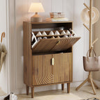 Shoe Cabinet Storage for Entryway with 2 Flip