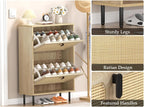 Shoe Storage Cabinet with 4 Flip Drawers 16-24