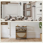 Shoe Storage Rattan with Adjustable Shelves Cabinet Unit