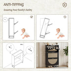 Shoe Storage Rattan with Adjustable Shelves Cabinet Unit