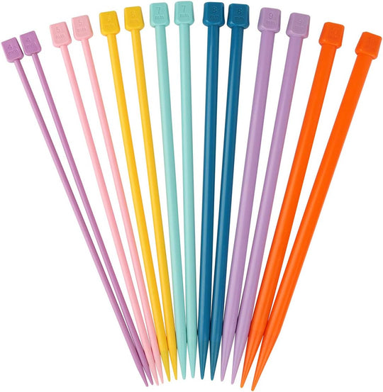 Short Knitting Needle Set 25CM 9.8in Kids Starter