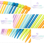 Short Knitting Needle Set 25CM 9.8in Kids Starter