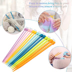Short Knitting Needle Set 25CM 9.8in Kids Starter